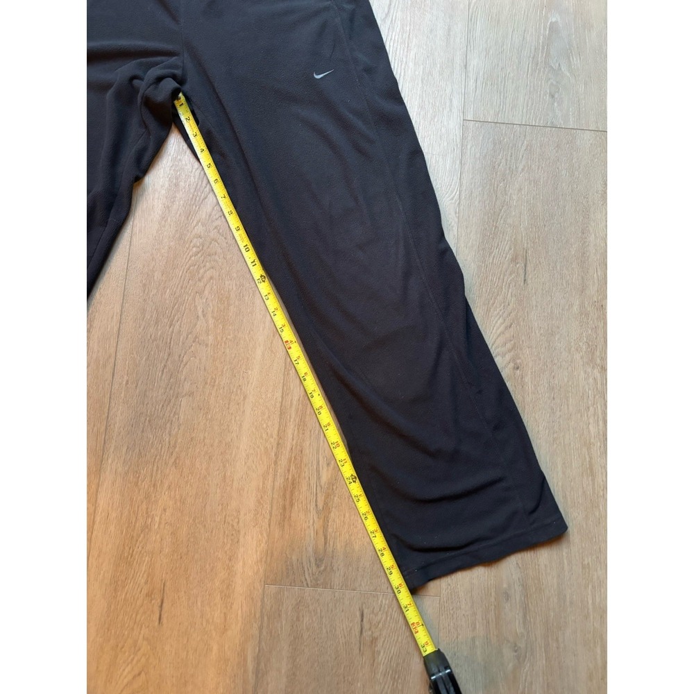Nike Therma Black Fleece Men's Sweatpants Wide Leg - Picture 4 of 6